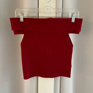 Express size small, off the shoulder top